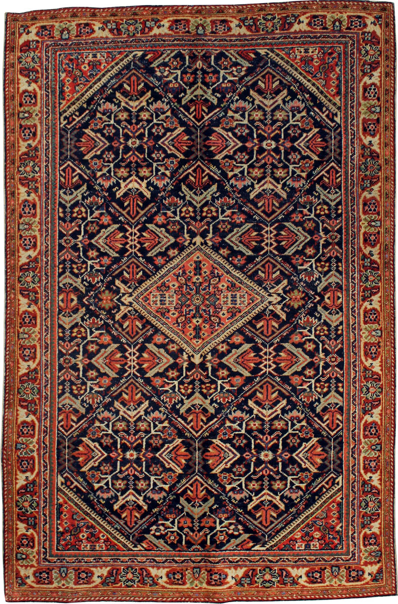 Antique Persian Meshkabad Rug