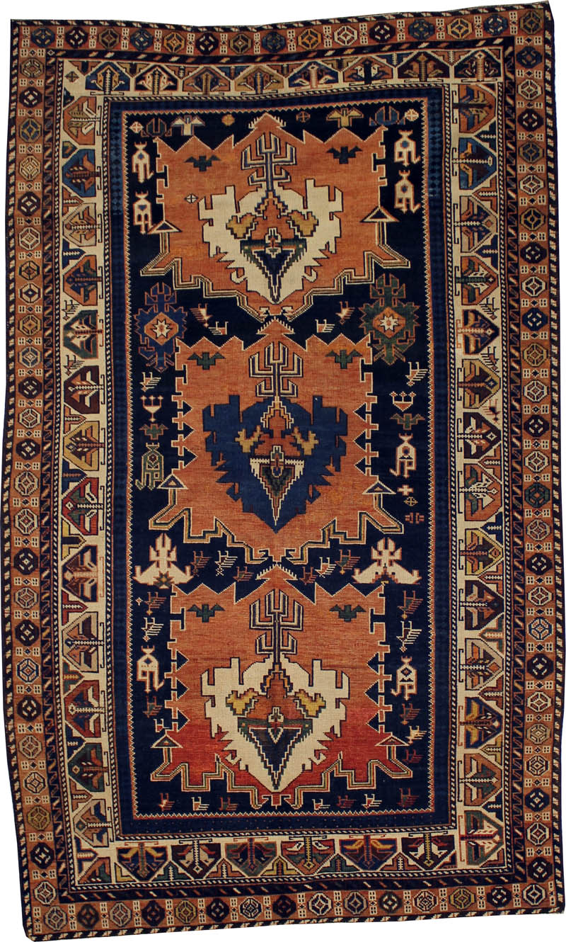 Antique Caucasian Shirvan Rug