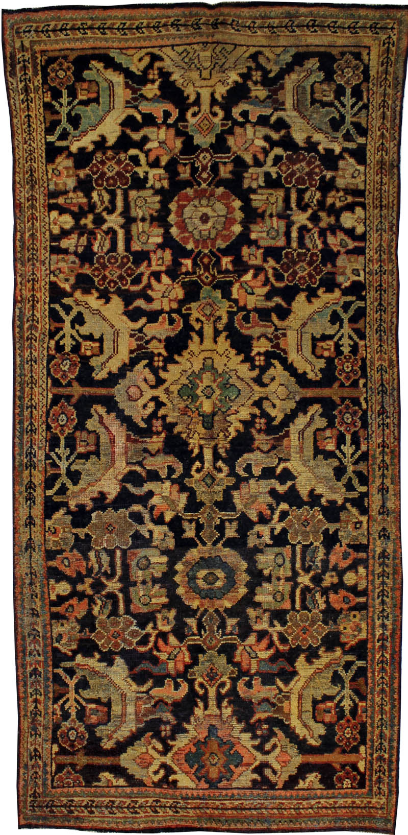 Antique Persian Meshkabad Rug