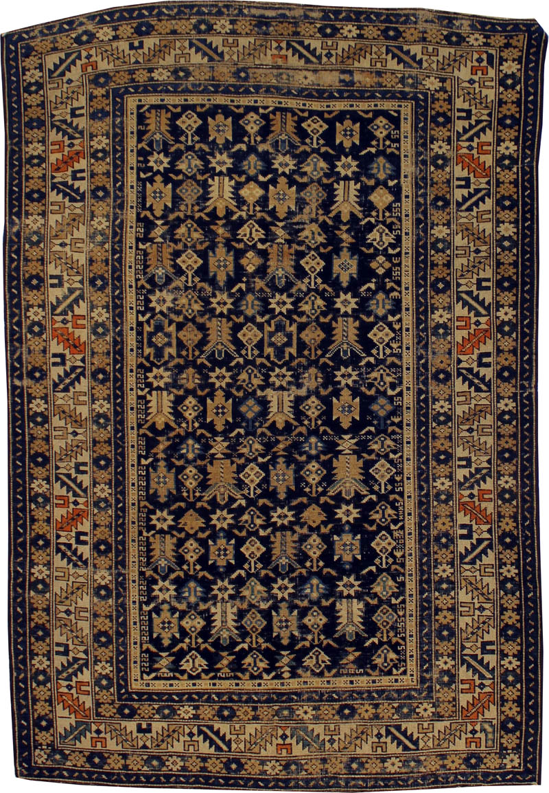 Antique Caucasian Rug