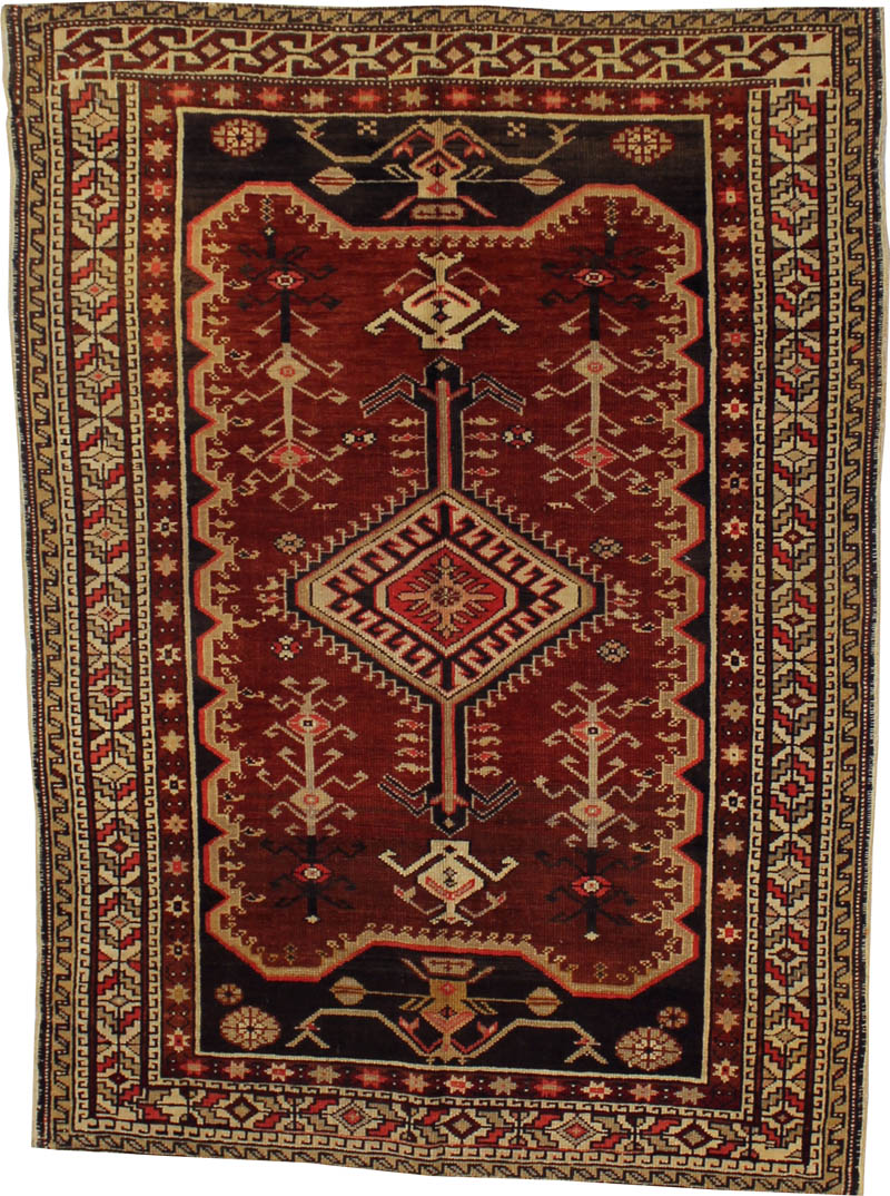 Antique Caucasian Rug