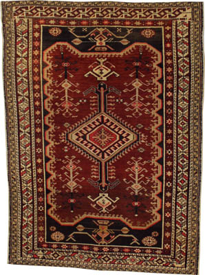 Antique Caucasian Rug