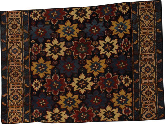Antique Caucasian Rug