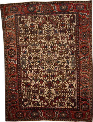 Antique Persian Heriz Rug