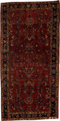 Antique Persian Sarouk Rug