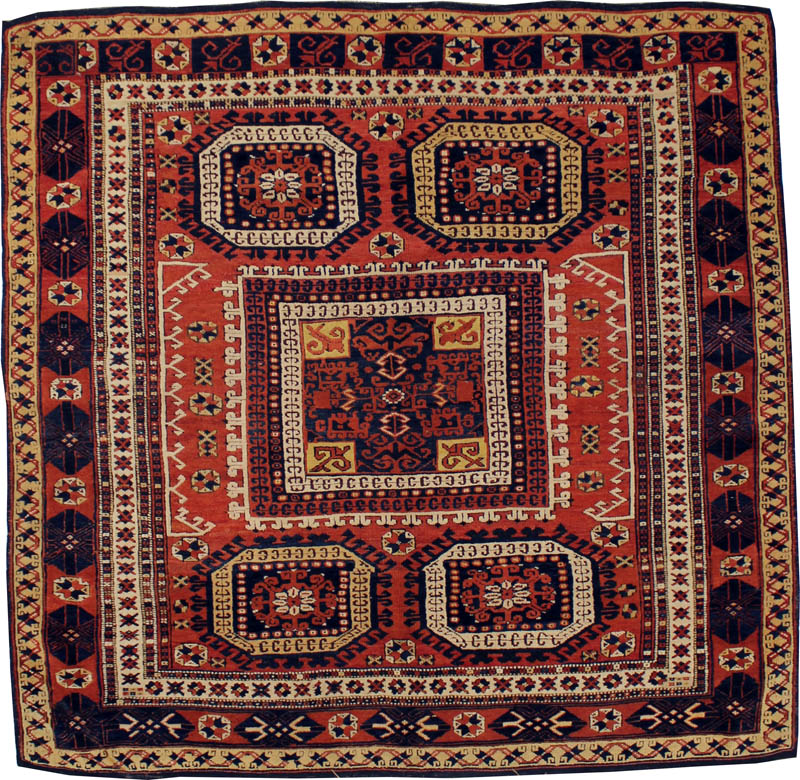 Antique Turkish Bergama Rug